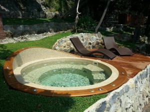 Bordo per Jacuzzi in teak