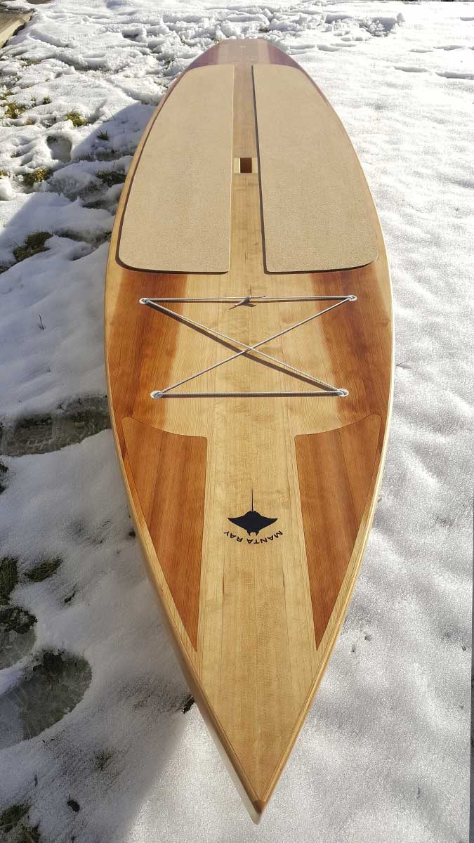 sup in legno manta Ray